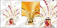 Marketing theme vector material