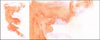 Before the ink watercolor picture material-036