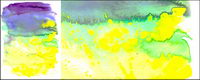 Before the ink watercolor picture material-023