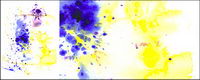 Before the ink watercolor picture material-022