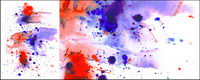 Before the ink watercolor picture material-021