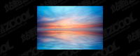 The sea at dusk picture material-7