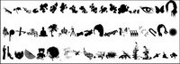 Seven of the eight miscellaneous arbitrary design elements