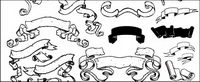 Go Media produced vector material - all kinds of paper banner
