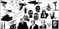 Go Media produced vector material - the theme of war