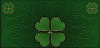 Heart-shaped pattern with the pattern vector material