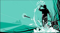 Singers performing vector material