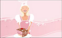 Making cakes for girls