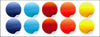 Angular circular web 2.0 style