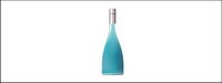 AI realistic rendering of the bottle vector material
