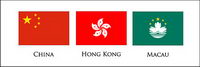 Plane countries in the world the national flag and regional flag