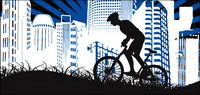Urban cycling material
