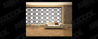 The spacious living room boutique picture material