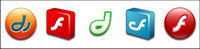 Crystal Macromedia software series transparent png icon