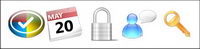 Radium Pack icon series of transparent PNG icon