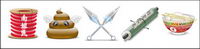 Japanese style icon series png