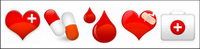 Crystal medical series of transparent PNG icon