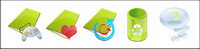 Green charm computer icon png
