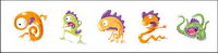 Cartoon monster computer icon transparent png