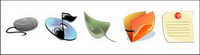 Mix Glossy computer cartoon style icon png
