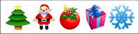 Lovely Christmas icon png