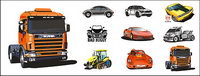 Cool car vector material