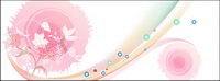 Patterns and the ink lines and dynamic vector material