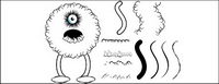 Love cartoon pictorial material
