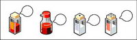 Condiment bottles