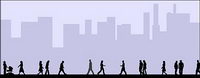 City figures vector material