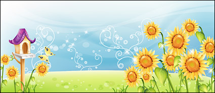 Sunflower scenery